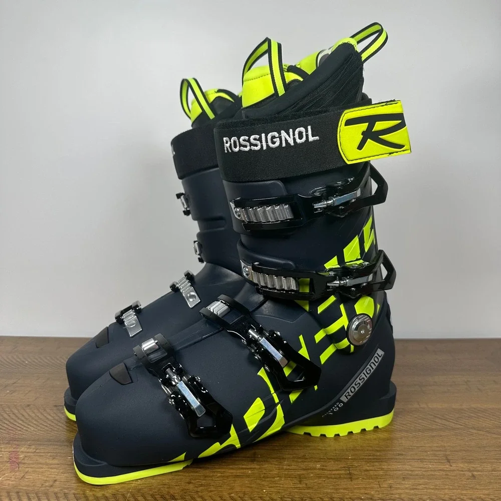 Rossignol Allspeed 100 Ski Boots Mens 26.5 Dark Blue Flex 100 Alpine RBJ2130 NEW